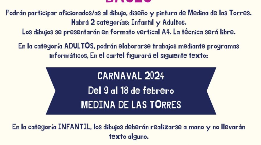 Concurso del cartel anunciador del Carnaval
